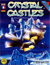 Box cover for Crystal Castles on the Commodore 64.