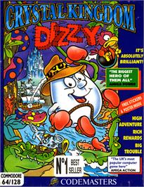 Box cover for Crystal Kingdom Dizzy on the Commodore 64.