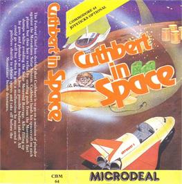 Box cover for Cuthbert in Space on the Commodore 64.
