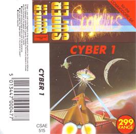 Box cover for Cyborg on the Commodore 64.