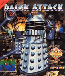 Box cover for Dalek Attack on the Commodore 64.