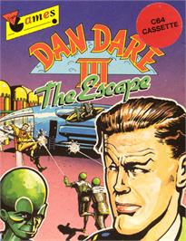 Box cover for Dan Dare III: The Escape on the Commodore 64.
