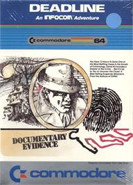 Box cover for Deadline on the Commodore 64.