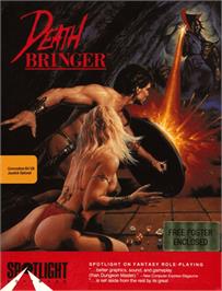 Box cover for Death Bringer on the Commodore 64.