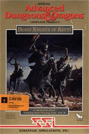 Box cover for Death Knights of Krynn on the Commodore 64.