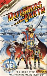 Box cover for Defenders of the Earth on the Commodore 64.