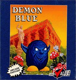 Box cover for Demon Blue on the Commodore 64.