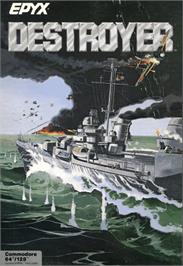 Box cover for Destroyer on the Commodore 64.