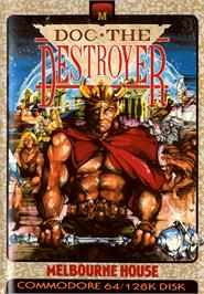 Box cover for Doc the Destroyer on the Commodore 64.