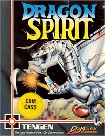 Box cover for Dragon Spirit: The New Legend on the Commodore 64.