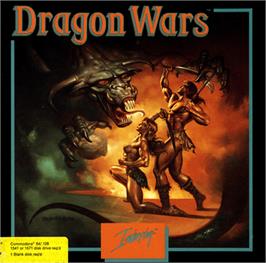 Box cover for Dragon Wars on the Commodore 64.