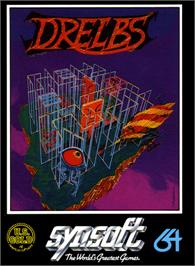 Box cover for Drelbs on the Commodore 64.