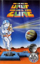 Box cover for Dropzone on the Commodore 64.
