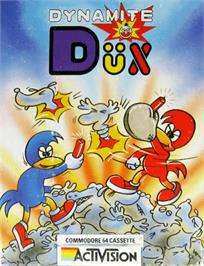 Box cover for Dynamite Düx on the Commodore 64.