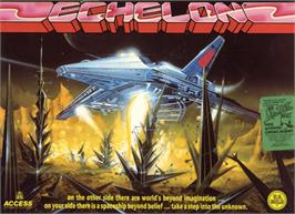 Box cover for Echelon on the Commodore 64.