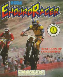 Box cover for Enduro Racer on the Commodore 64.