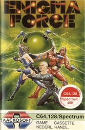 Box cover for Enigma Force on the Commodore 64.