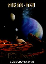 Box cover for Equinox on the Commodore 64.