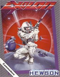 Box cover for Exolon on the Commodore 64.
