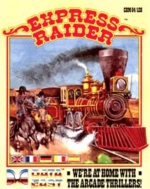 Box cover for Express Raider on the Commodore 64.