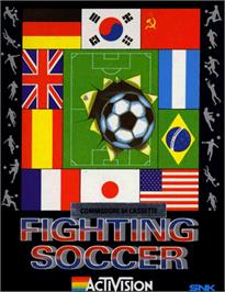 Box cover for Fighting Soccer on the Commodore 64.