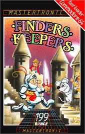 Box cover for Finders Keepers on the Commodore 64.