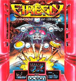 Box cover for Firefly on the Commodore 64.
