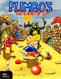 Box cover for Flimbo's Quest on the Commodore 64.