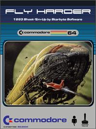 Box cover for Fly Harder on the Commodore 64.