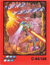 Box cover for Fortress Underground on the Commodore 64.
