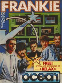 Box cover for Frankie Goes to Hollywood on the Commodore 64.