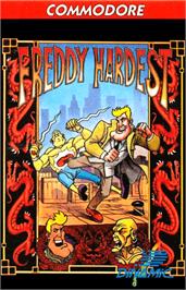 Box cover for Freddy Hardest in South Manhattan on the Commodore 64.