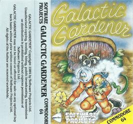Box cover for Galactic Gardener on the Commodore 64.