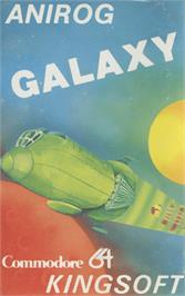 Box cover for Galaxy on the Commodore 64.