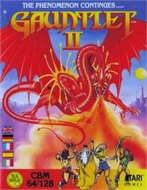 Box cover for Gauntlet II on the Commodore 64.