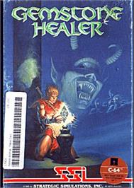Box cover for Gemstone Healer on the Commodore 64.