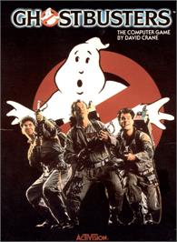 Box cover for Ghostbusters on the Commodore 64.