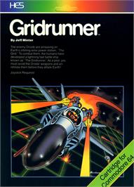 Box cover for Gridrunner on the Commodore 64.