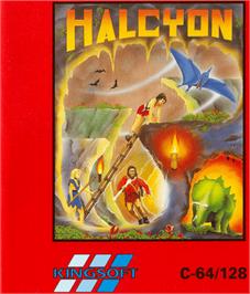 Box cover for Halcyon on the Commodore 64.