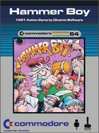 Box cover for Hammer Boy on the Commodore 64.