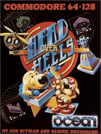 Box cover for Head Over Heels on the Commodore 64.