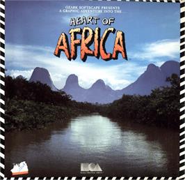 Box cover for Heart of Africa on the Commodore 64.