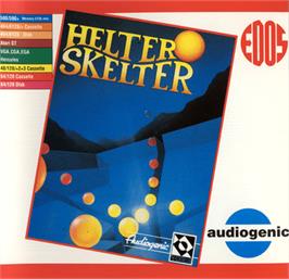 Box cover for Helter Skelter on the Commodore 64.