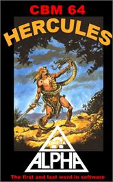 Box cover for Hercules on the Commodore 64.