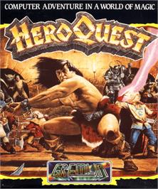Box cover for Hero Quest: Return of the Witch Lord on the Commodore 64.