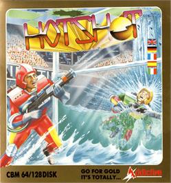 Box cover for Hotshot on the Commodore 64.