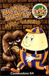 Box cover for Humpty Dumpty meets the Fuzzy Wuzzies on the Commodore 64.