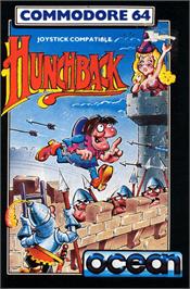 Box cover for Hunchback on the Commodore 64.