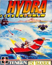 Box cover for Hydra on the Commodore 64.
