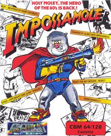 Box cover for Impossamole on the Commodore 64.